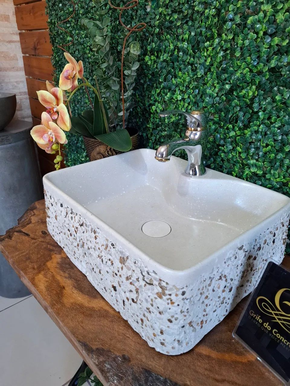 Cuba/Pia de Concreto com Design Exclusivo