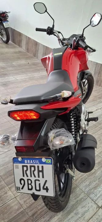 Honda Fan 160 2025 0KM Vermelha - Foto 7