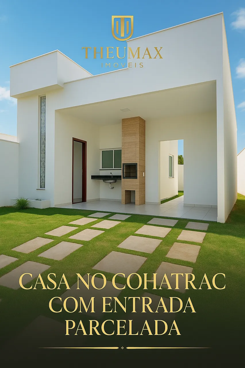 VENDO CASA NO COHATRAC COM 3 QUARTOS / NOVA / 13**