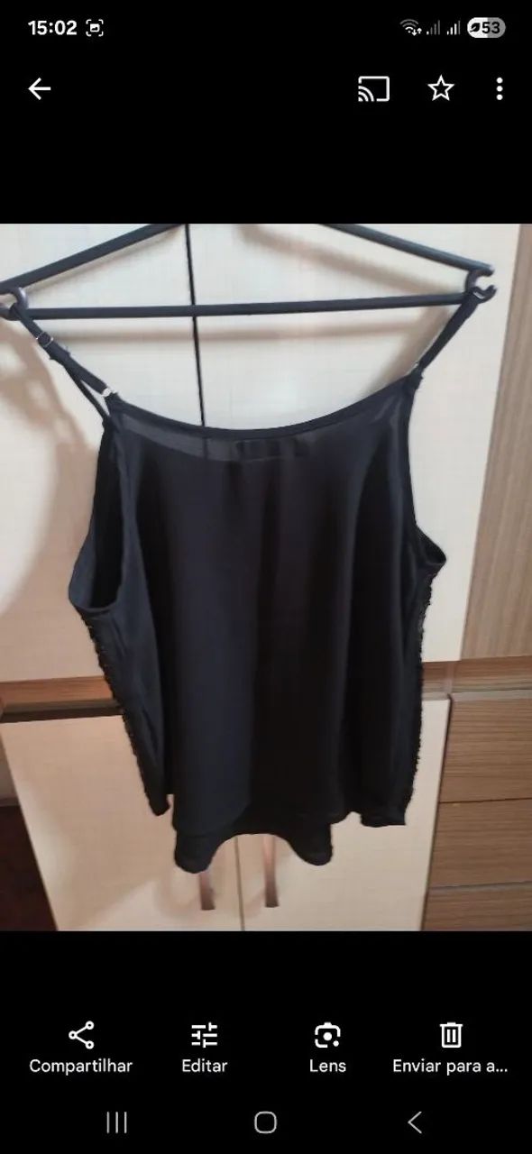 Blusa preta - Foto 2