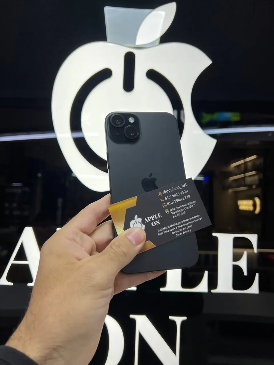 IPHONE 15 PLUS 128GB PRETO SEMI NOVO PROMOÇÃO TOP 