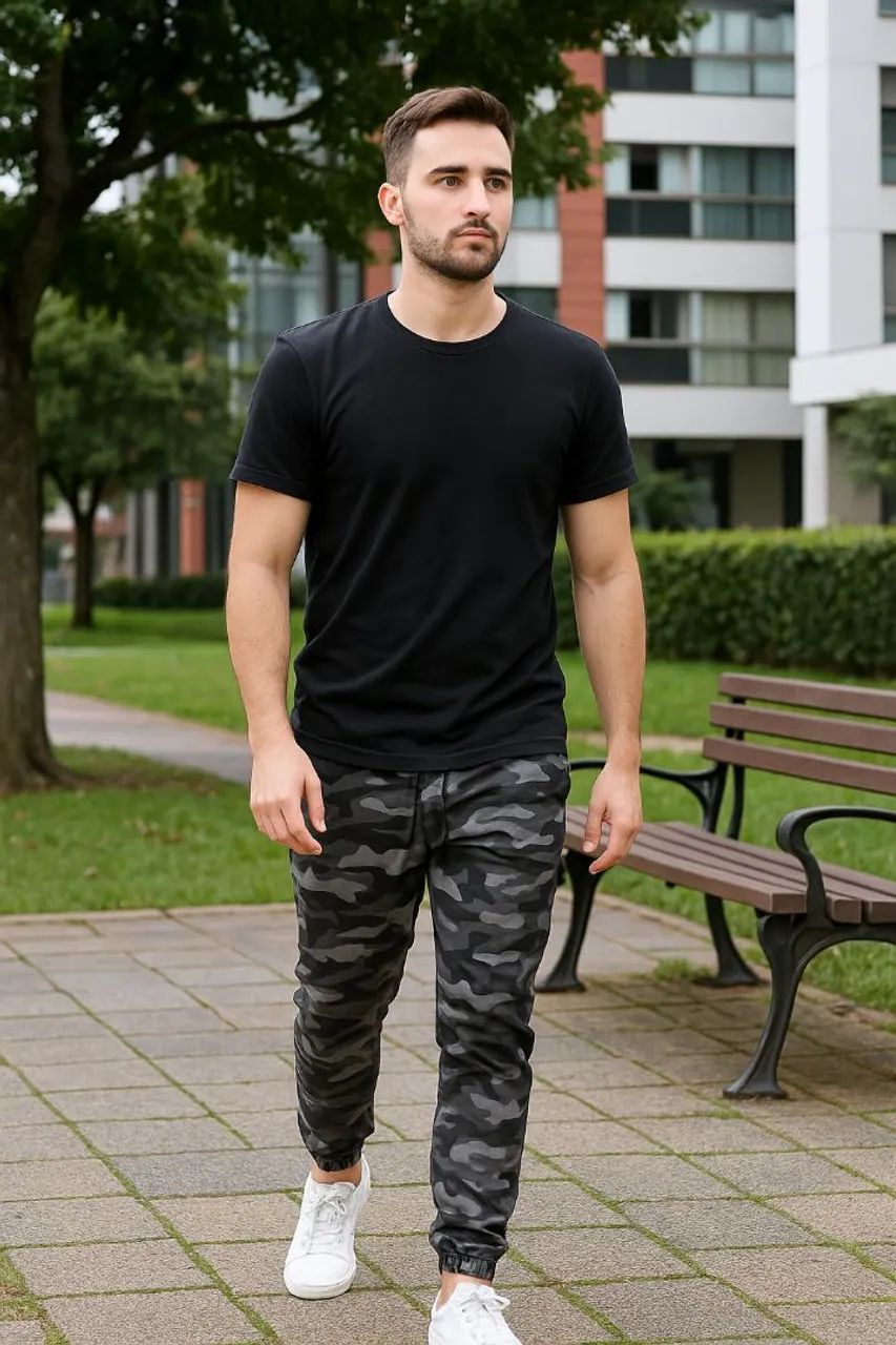 Calça Jogger Camuflada - Estilo e Conforto | M, G e GG