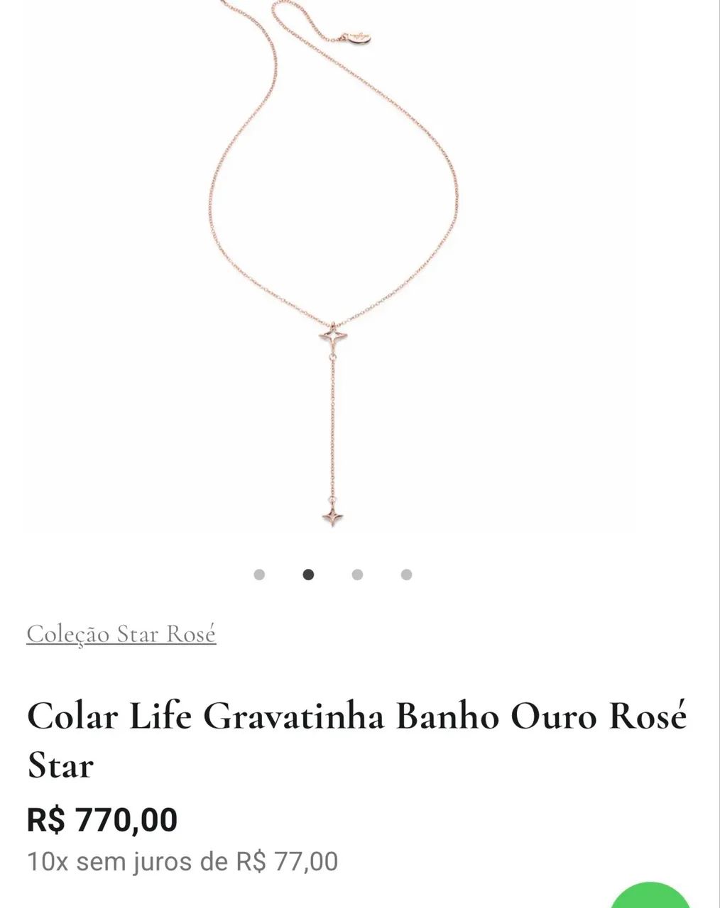 Colar Vivara life ouro rosé  - Foto 4