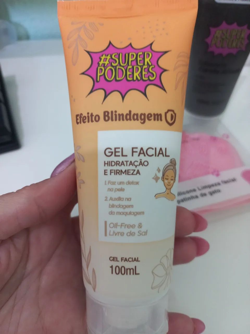 Kit de Beleza #Super Poderes - Gel Facial, Sabonete Carvão Ativado e Patinha de Gato - Foto 2