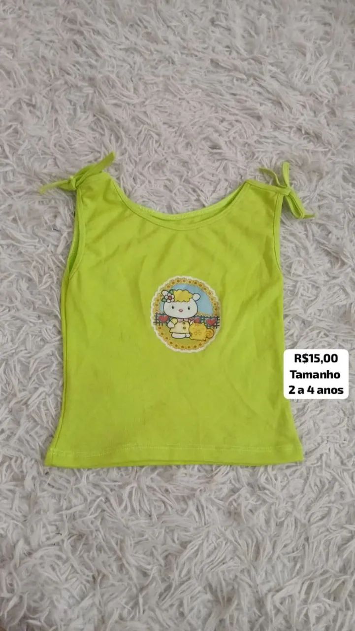 Camisa infantil de menina 