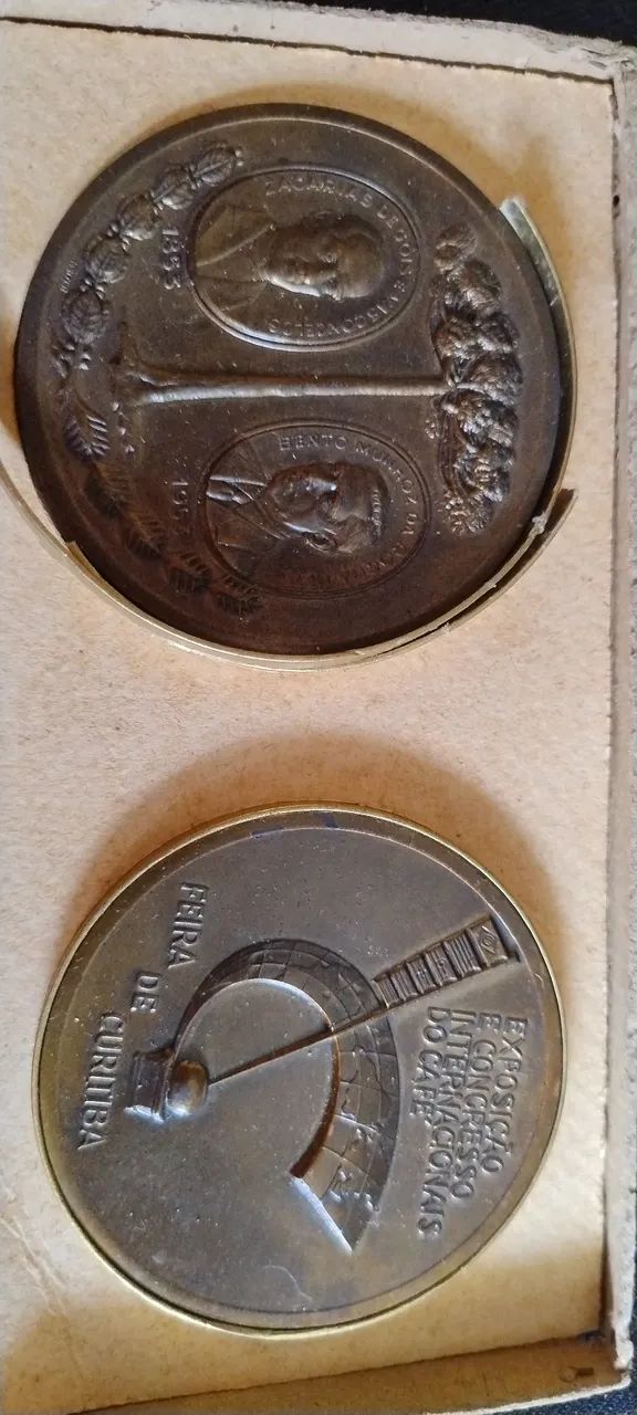 Medalhas comemorativas Centenário do Paraná  - Foto 3
