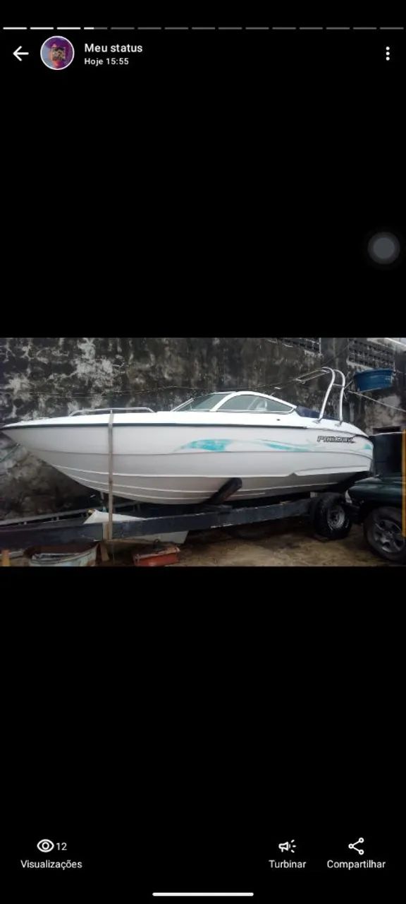 Lancha 23 pes motor mercuri 145 cavalos top - Foto 6