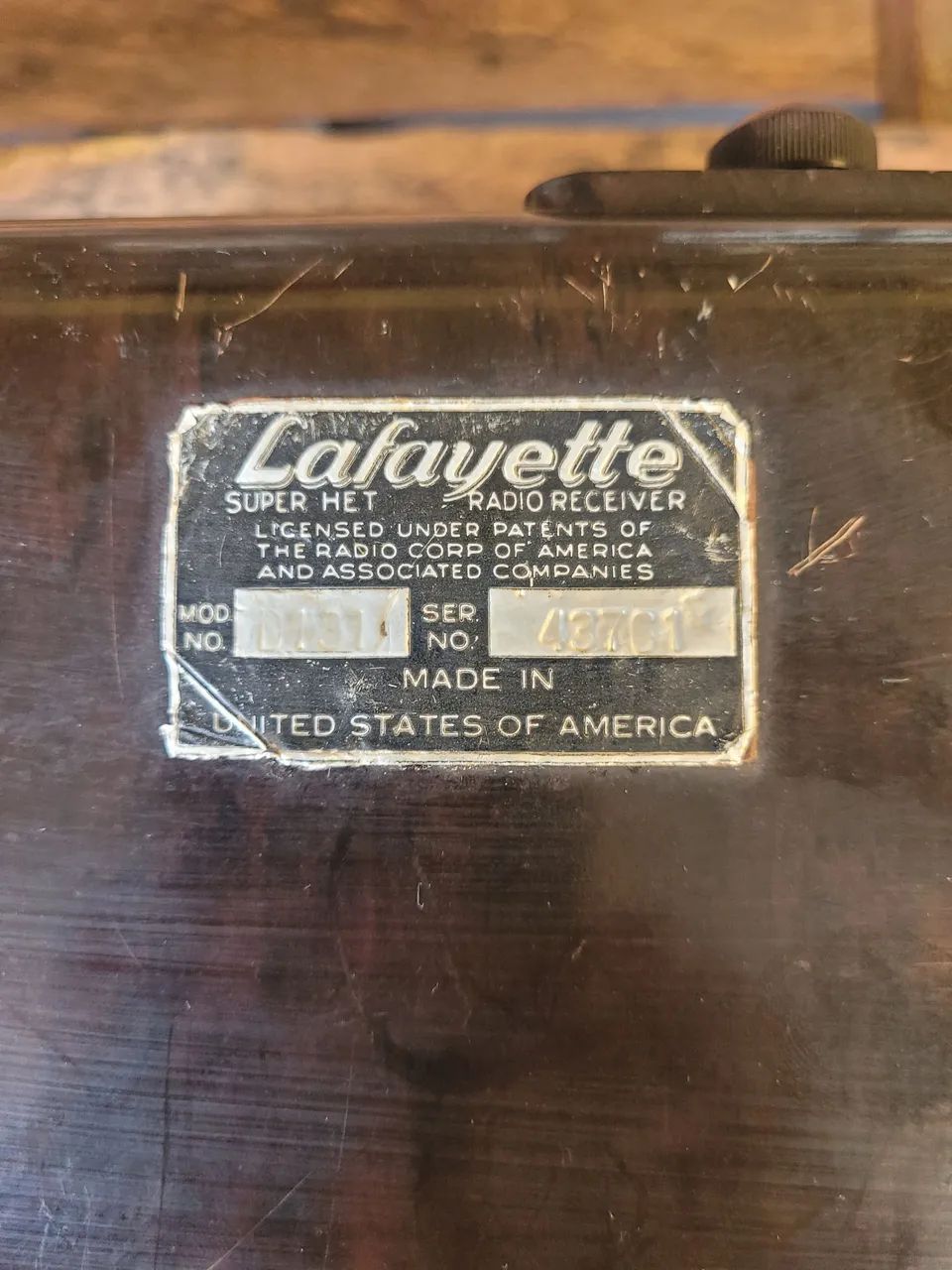 Radio Valvulado ,Baquelite,Funcionando: - Foto 5