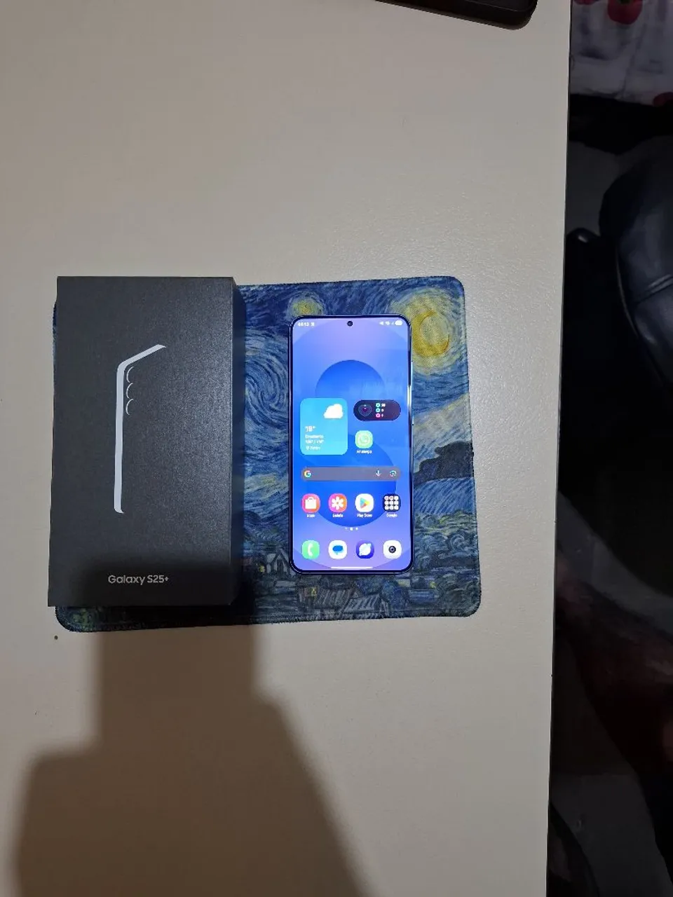 Galaxy S25 Plus 256gb azul 9 meses garantia