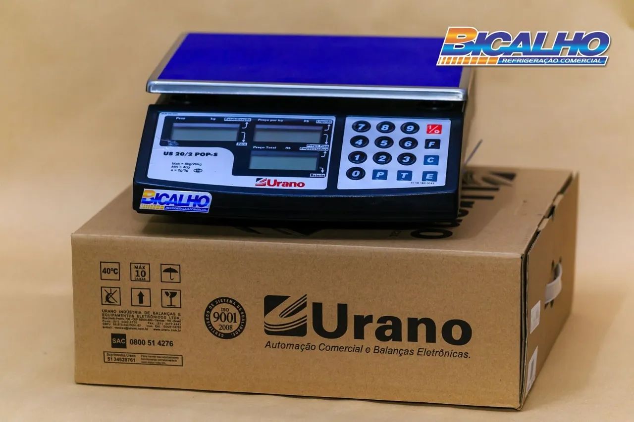 Balança Urano Pop S 31kg - Novo 