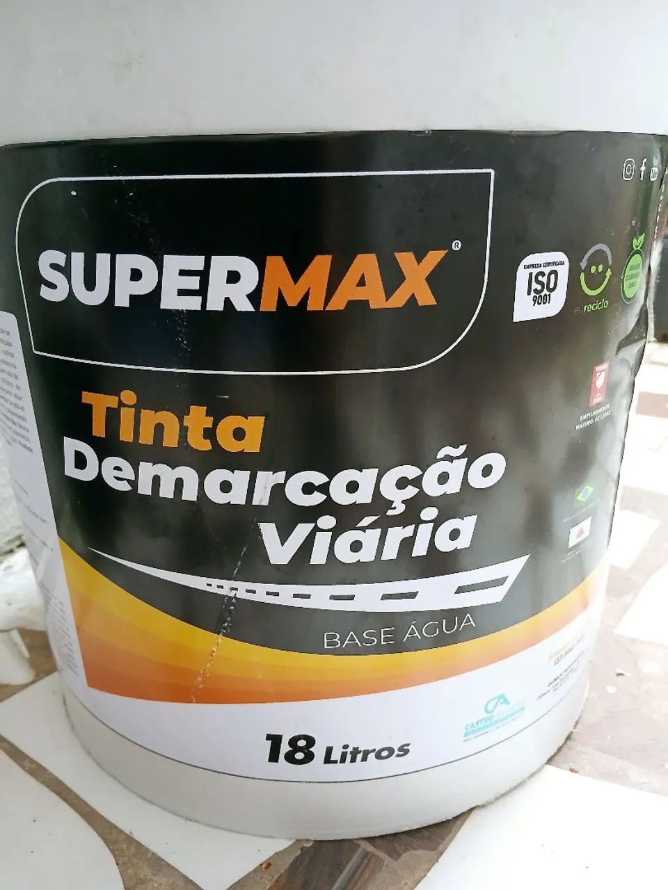 TINTA BRANCA IMPERMEÁVEL 18L