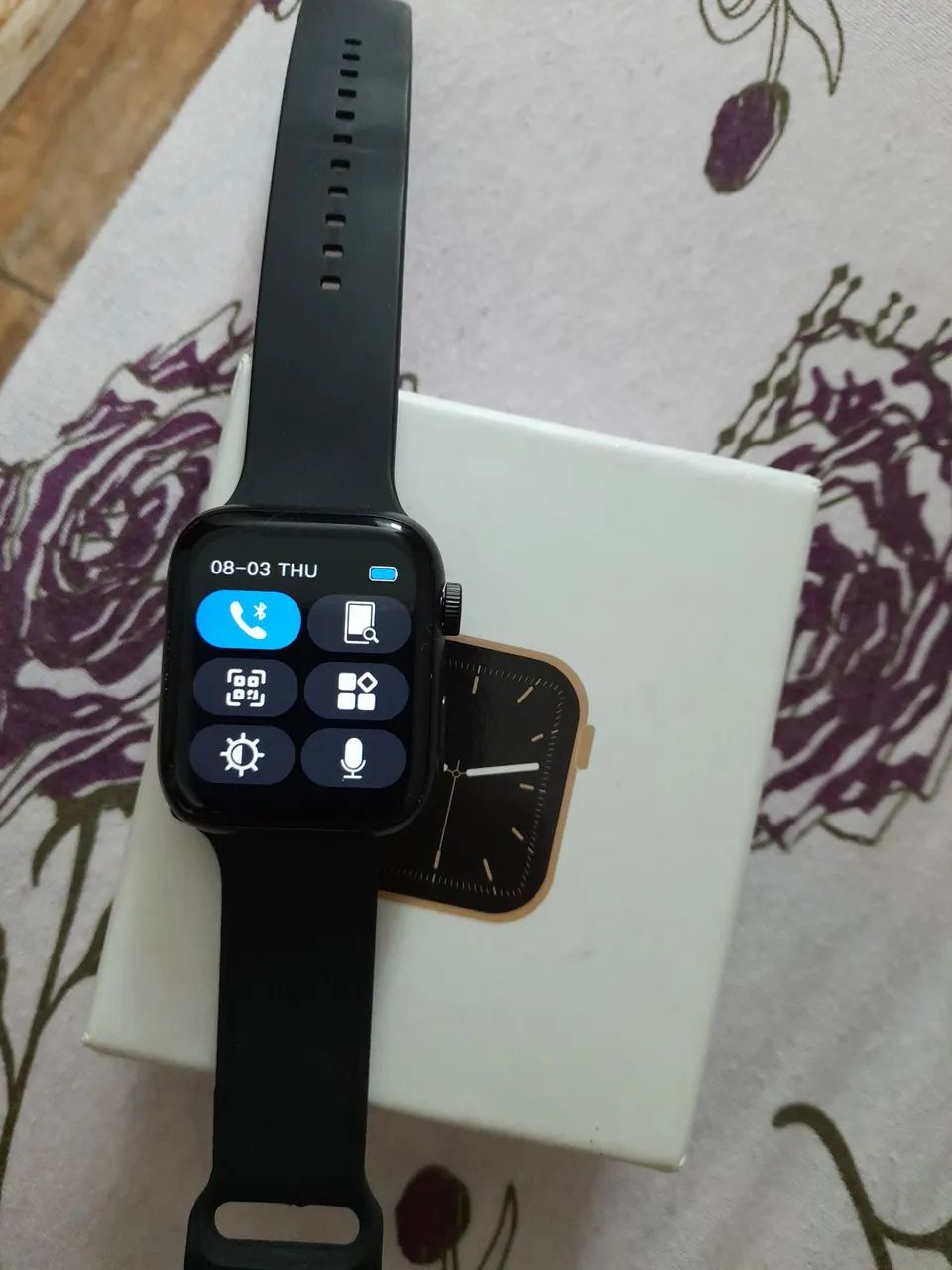 Relógio preto Smart Watch  - Foto 4