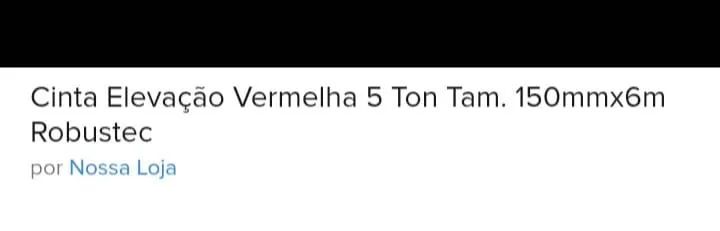 Cinta de movimentação de cargas 64316915426307121