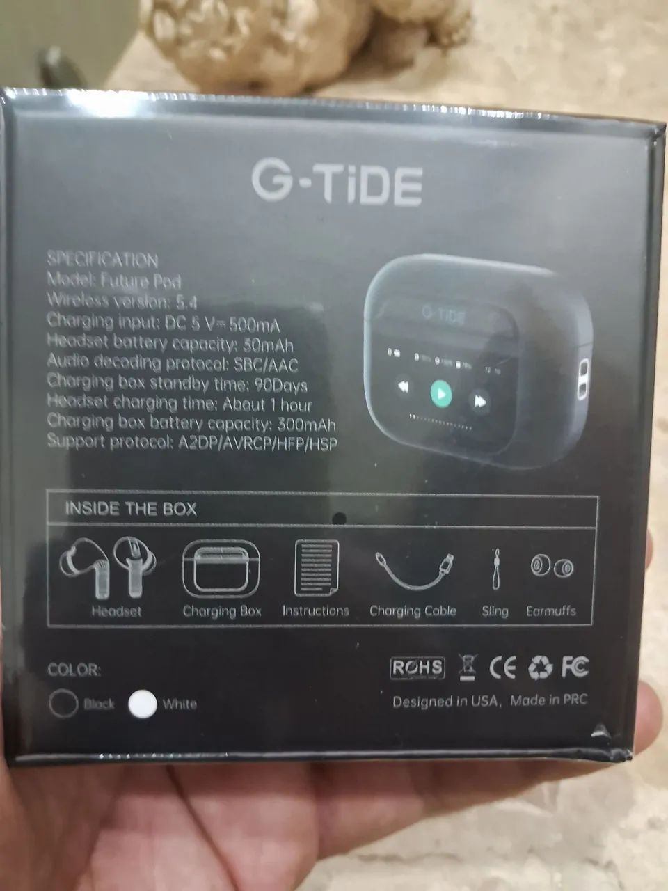 FONE G-TIDE BLUETOOTH Case Digital de Carregamento  - Foto 3