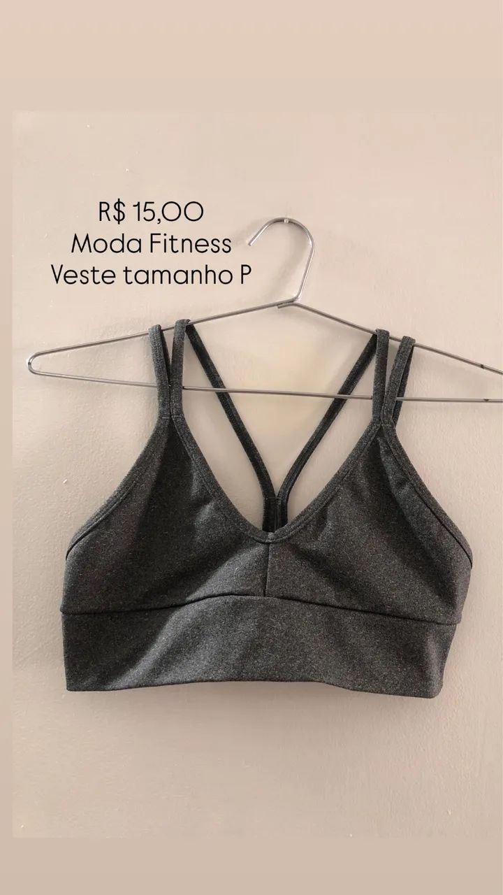 Moda fitness: Top tamanho P