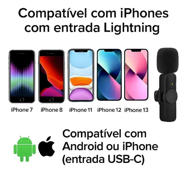 Microfone sem fio K9 - Foto 5