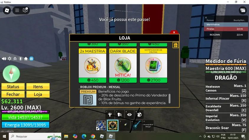 Xbox com dragon ingerida level 2600 - Foto 3