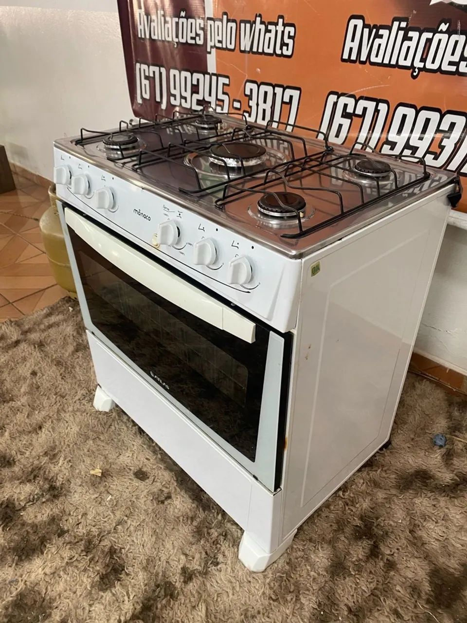 Fogão atlas Mônaco 5 bocas (entrego)