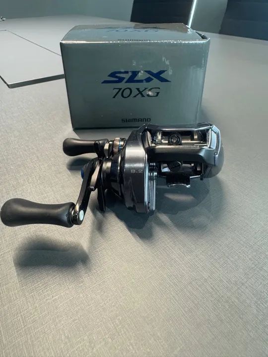 Carretilha de pesca Shimano SLX 70XG - Direita - Foto 3