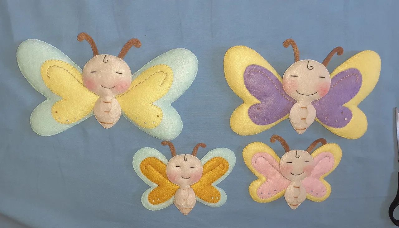 Enfeites de porta, Guirlandas...em feltro feito à mão - Foto 6