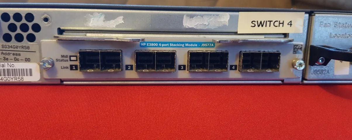 Switch Hp3800-48g4xg J9586a Seminovo Super Promoção (Usado) - Foto 5