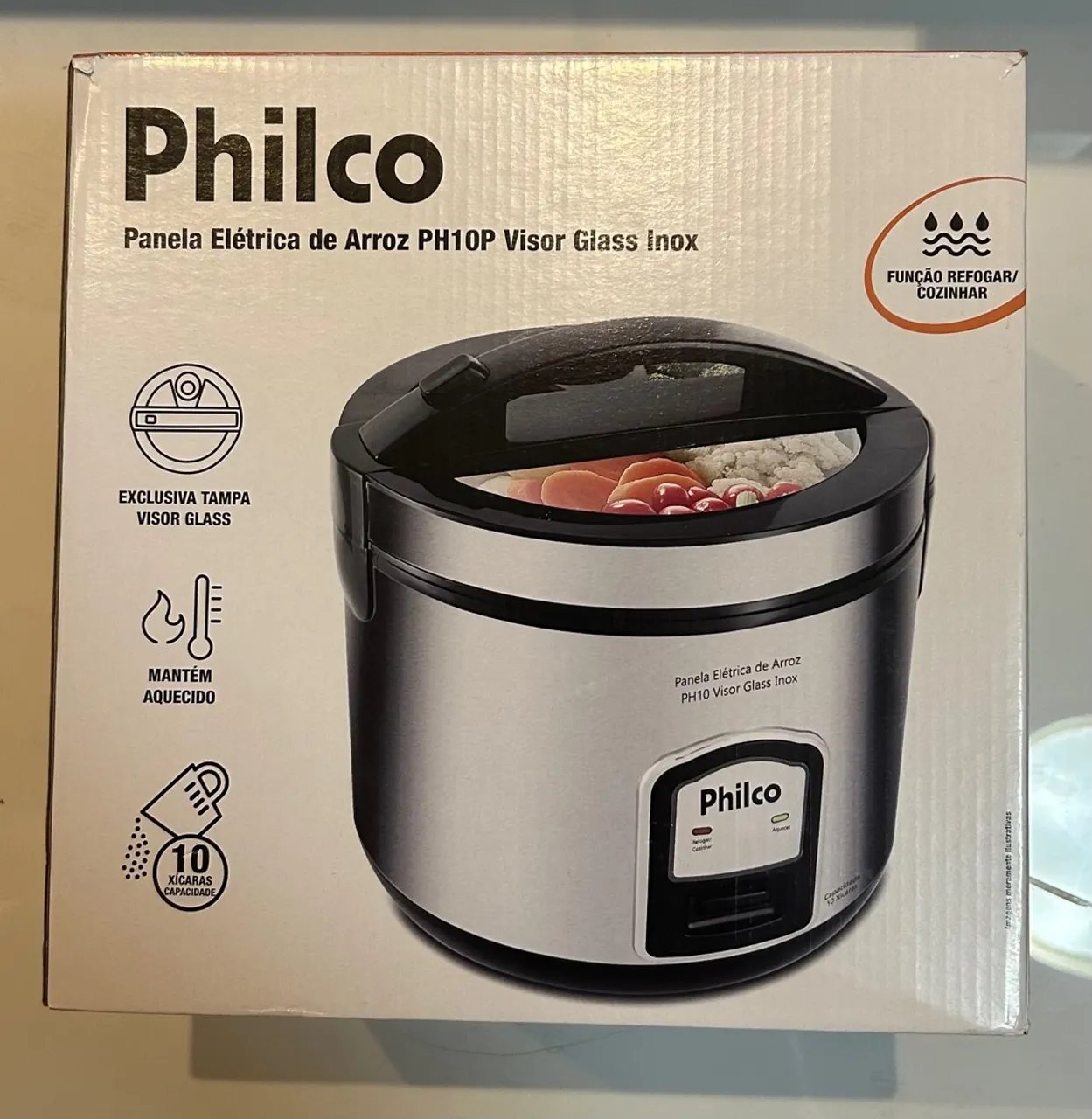 Panela Elétrica de Arroz - Philco - 10 xícaras