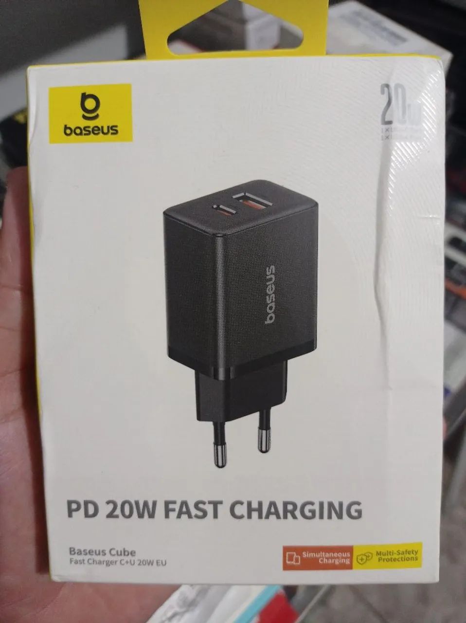 Carregador Baseus Cube PD 20W Fast Charging