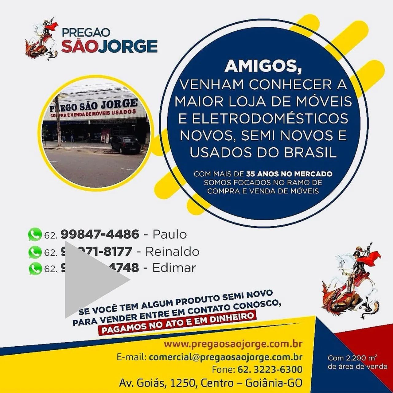 VEMDO  móveis e eletrodomésticos usados seminovos em São Jorge