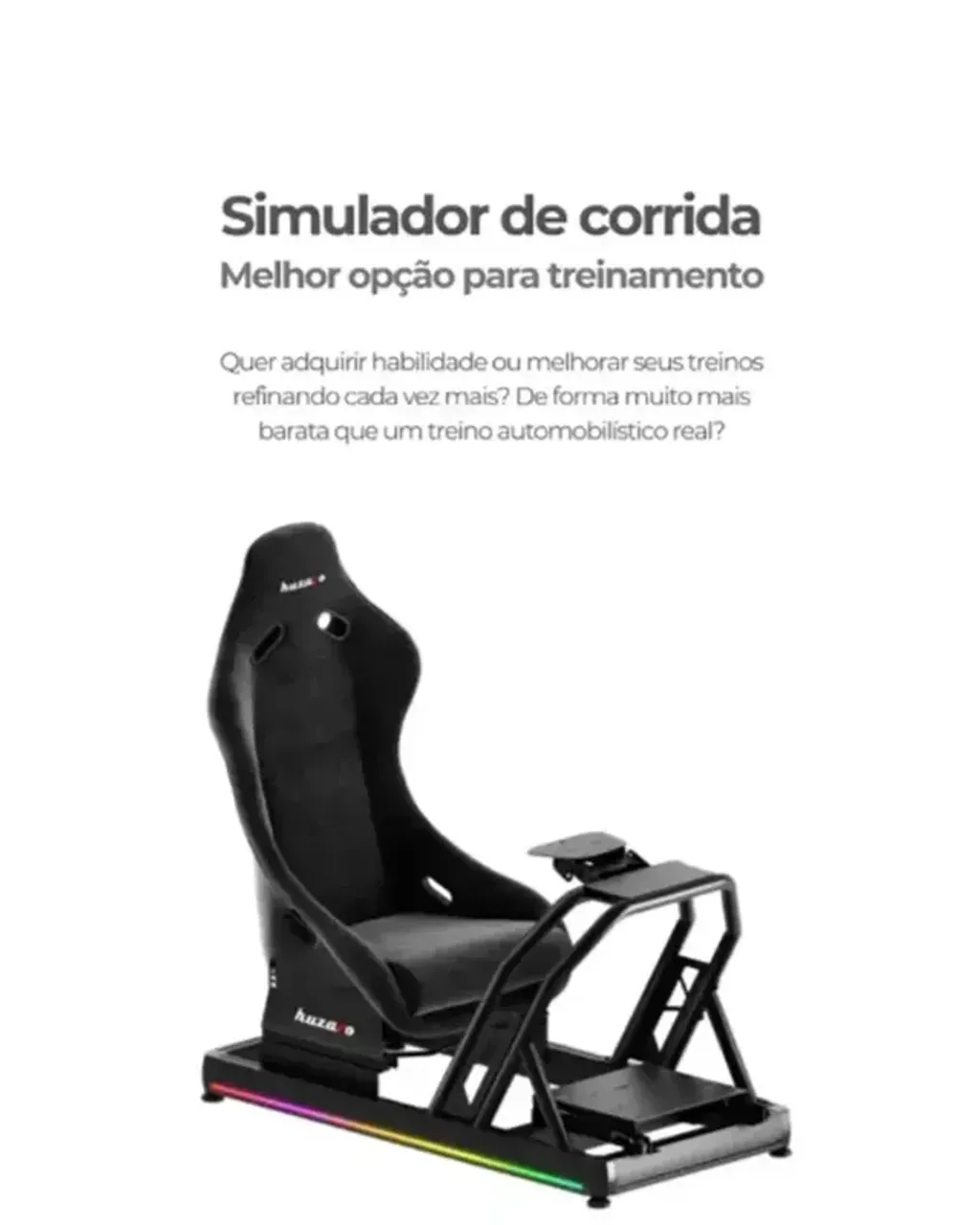 Cockpit Simulador de Corrida Drift Trackday Arrancada e Voo