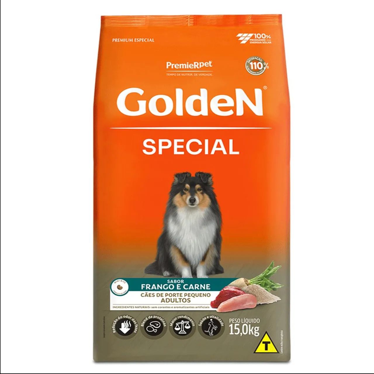 Ração Golden Special cães adultos porte pequeno 15kg 