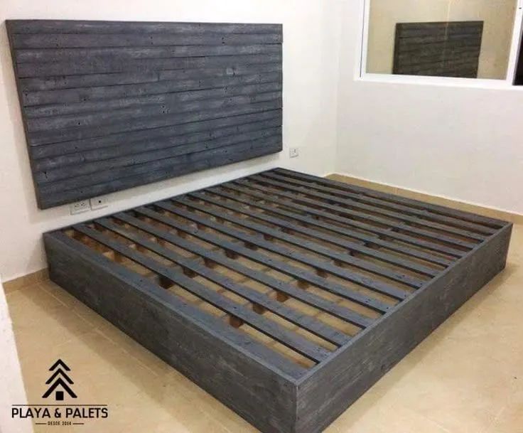 Cama de casal com cabeceira 
