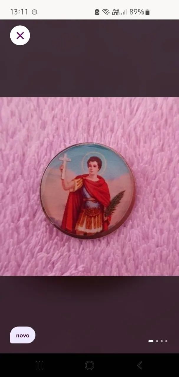 Broche santo expedito 