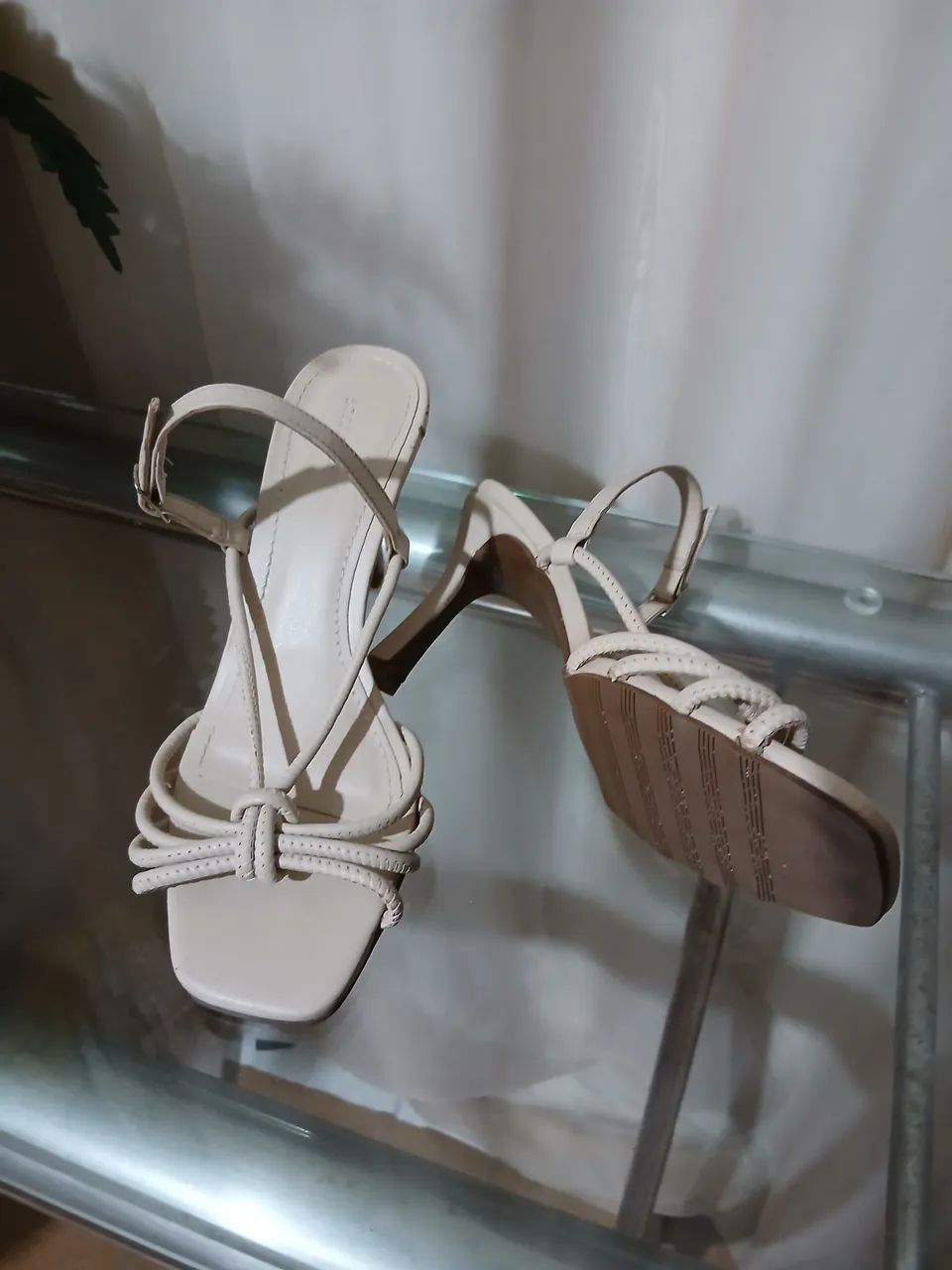 Sandália Feminina Bege - Foto 2