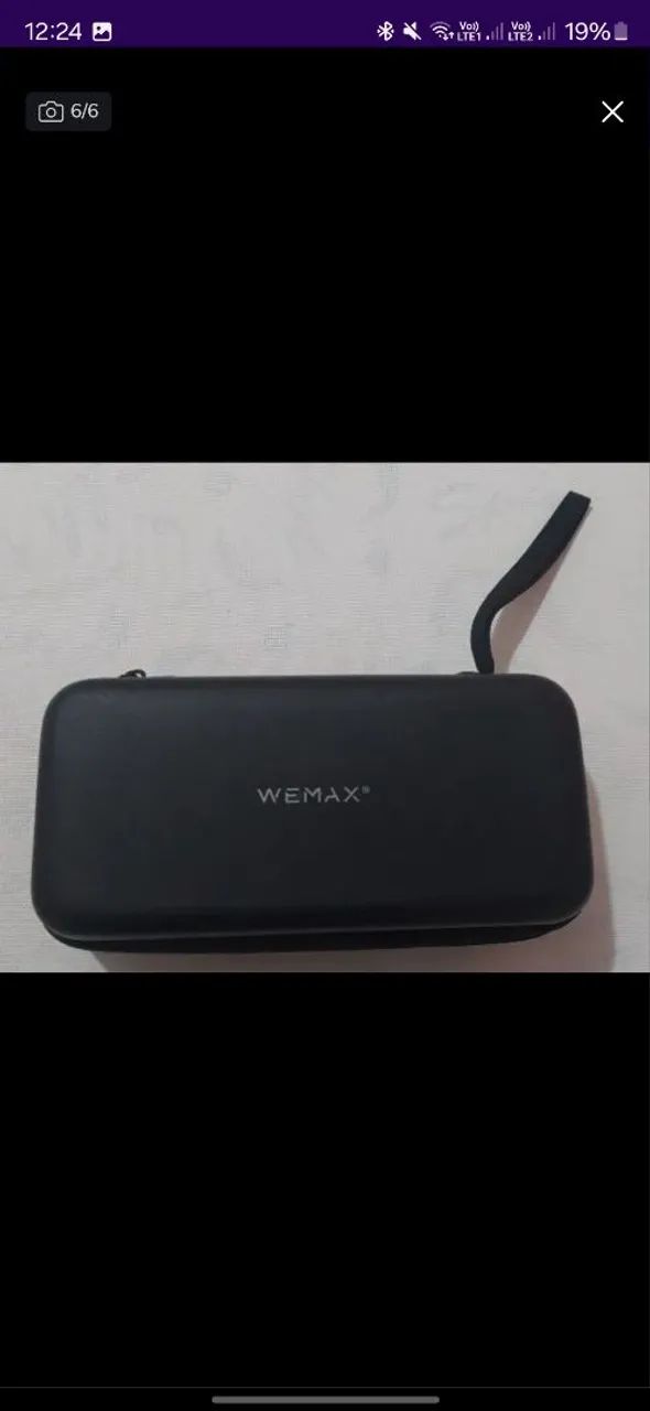 Mini Projetor Laser Portátil funciona com power bank - Foto 5