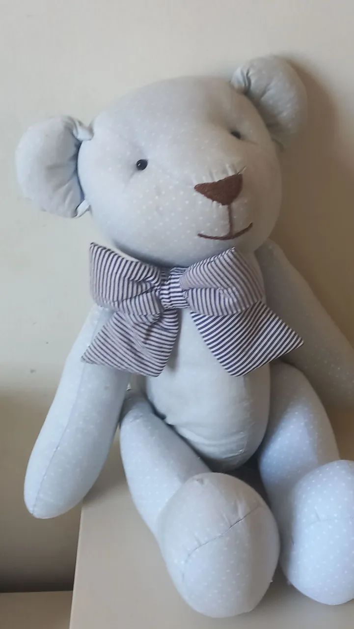 Urso de pano para quarto de bebê - Foto 3