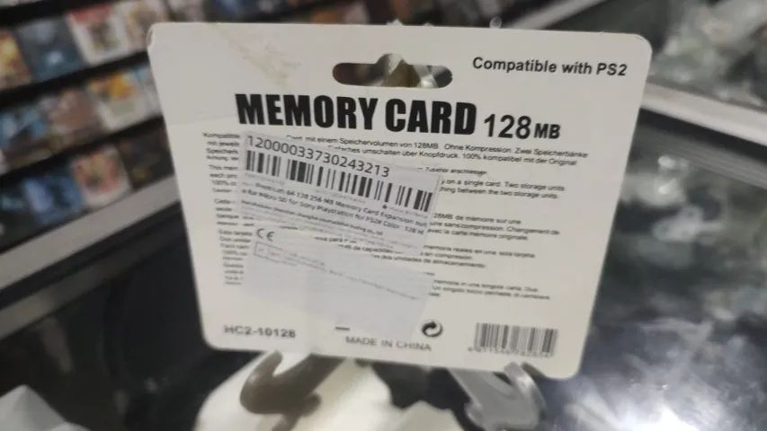 MEMORY CARD 128MB JÁ COM OPL FORTUNA OU OPEN TUNA 64318476575491121