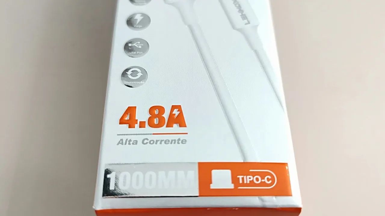 Cabo USB-C para Celular Lehmox  - Novo - Foto 4