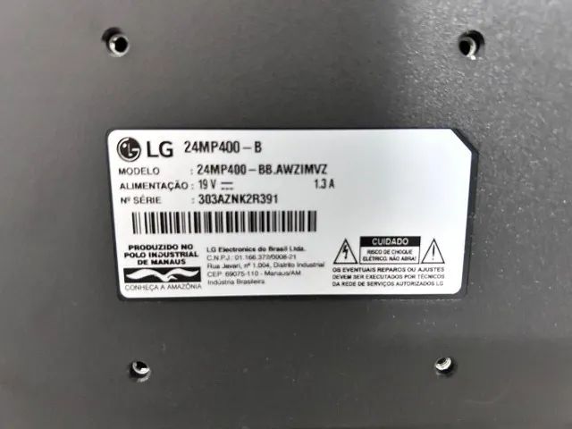 Monitor LG Gamer e Trabalho 23.8 Full HD 24mp400-b - Foto 3