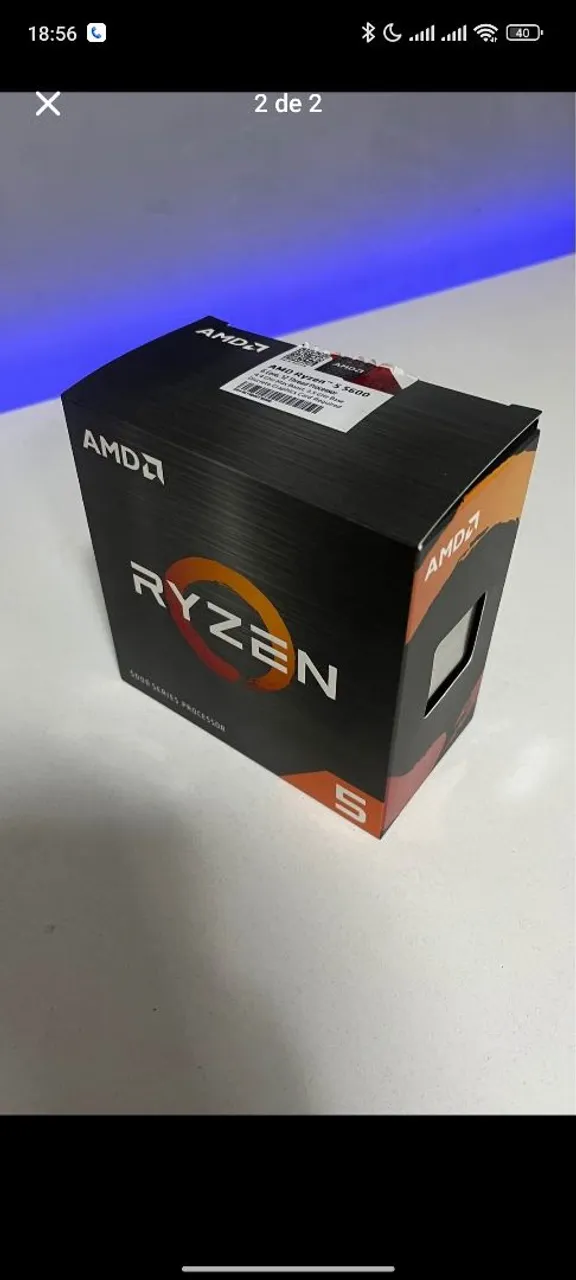 Processador AMD Ryzen 5 5600 Novo na Caixa