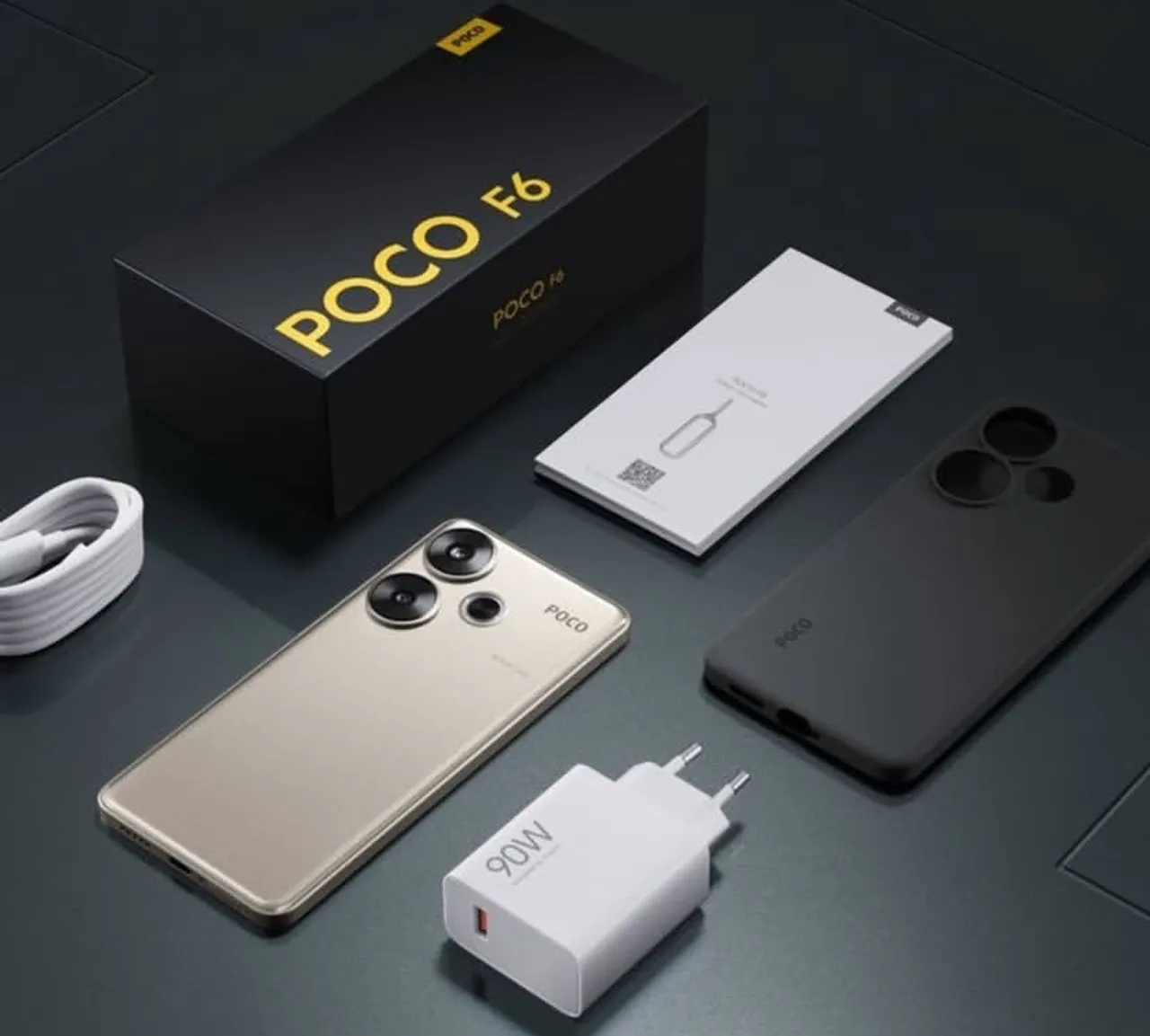 Poco F6 5G NFC 512/12 Lacrado Global Entrega Grátis Capa Película + Fone