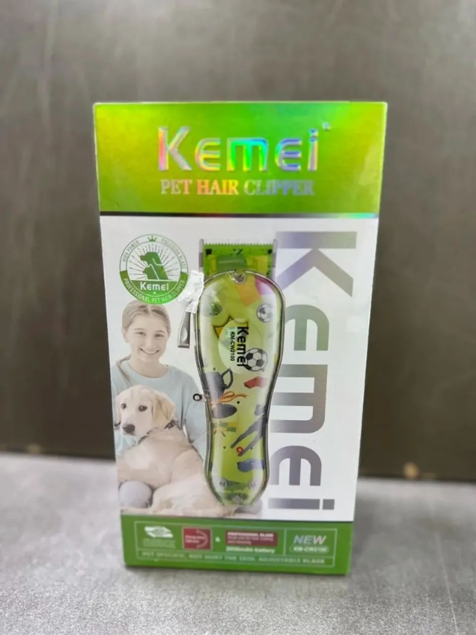 Máquina de Tosa Profissional Kemei KM-CW2100 Sem Fio - Edição Especial - Foto 2