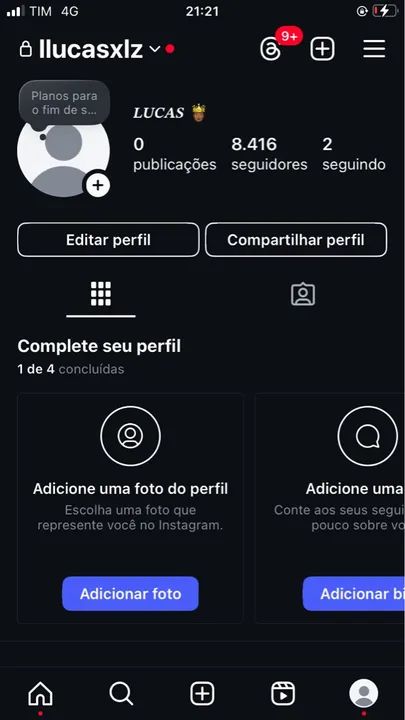 conta Instagram 8.4K