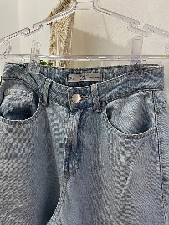 calça jeans pantacourt c&a