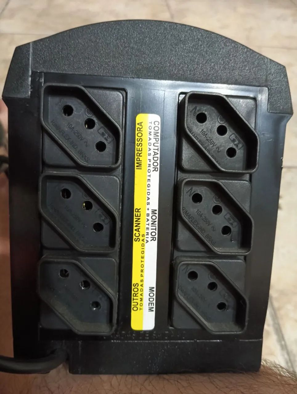Nobreak UPS Mini 600VA bivolt - Foto 3