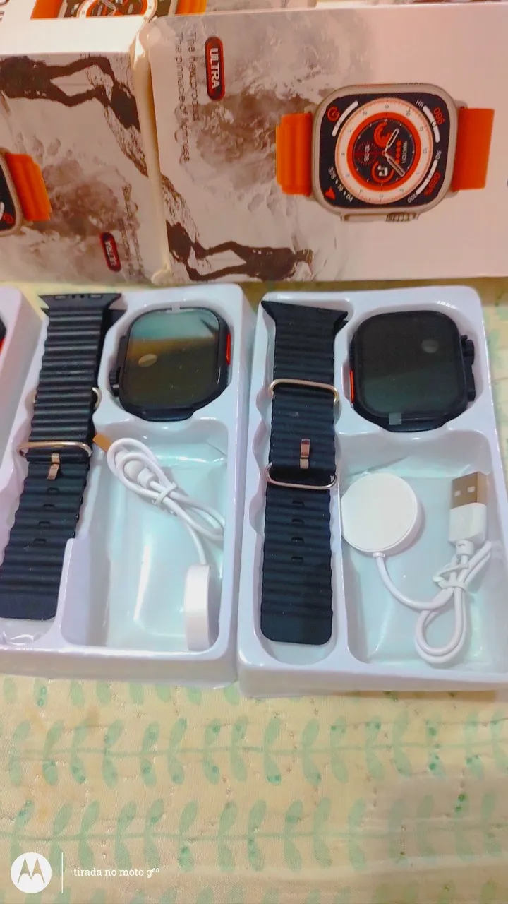 Relógio 10 Ultra Pulseira e carregador Smartwatch Ultra