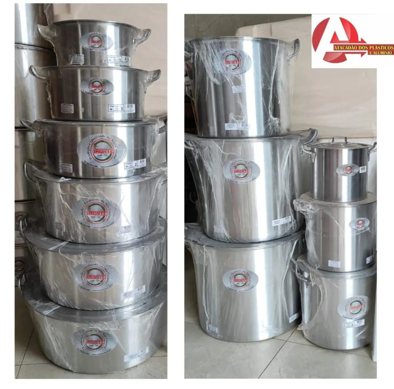 Panelas Industriais de Alumínio - Vários Tamanhos - Foto 2