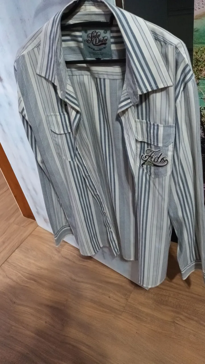 Camisa Listrada Fido Didi GG