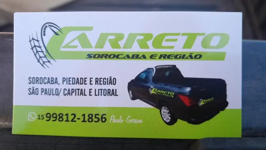 CARRETO SOROCABA E REGIÕES A PARTIR DE *100,00