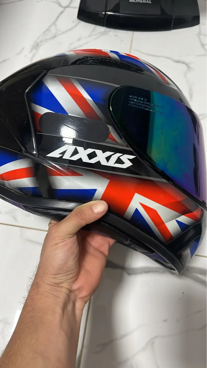 Capacete Axxis Bandeira Inglaterra