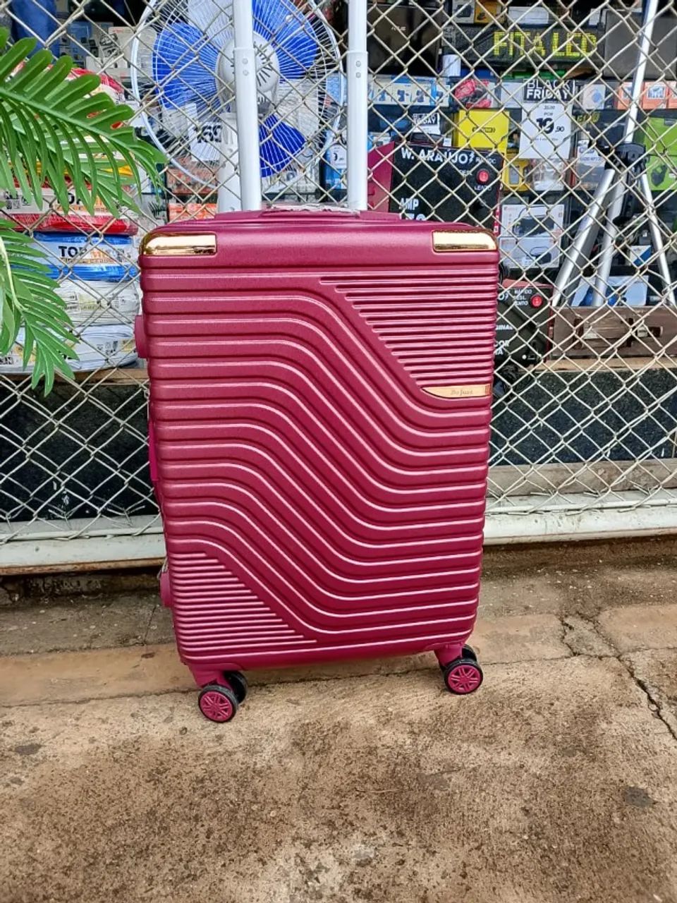 Mala 14kg marsala (Honestidade e Qualidade Distribuidora JK Eletrônicos) - Foto 2